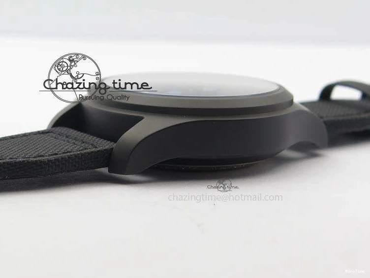 MIROTIME 0521 Pilot Chrono IW388003 Real Ceramic V6F 1:1 Best Edition On Black Nylon Strap A StreetReady 7284